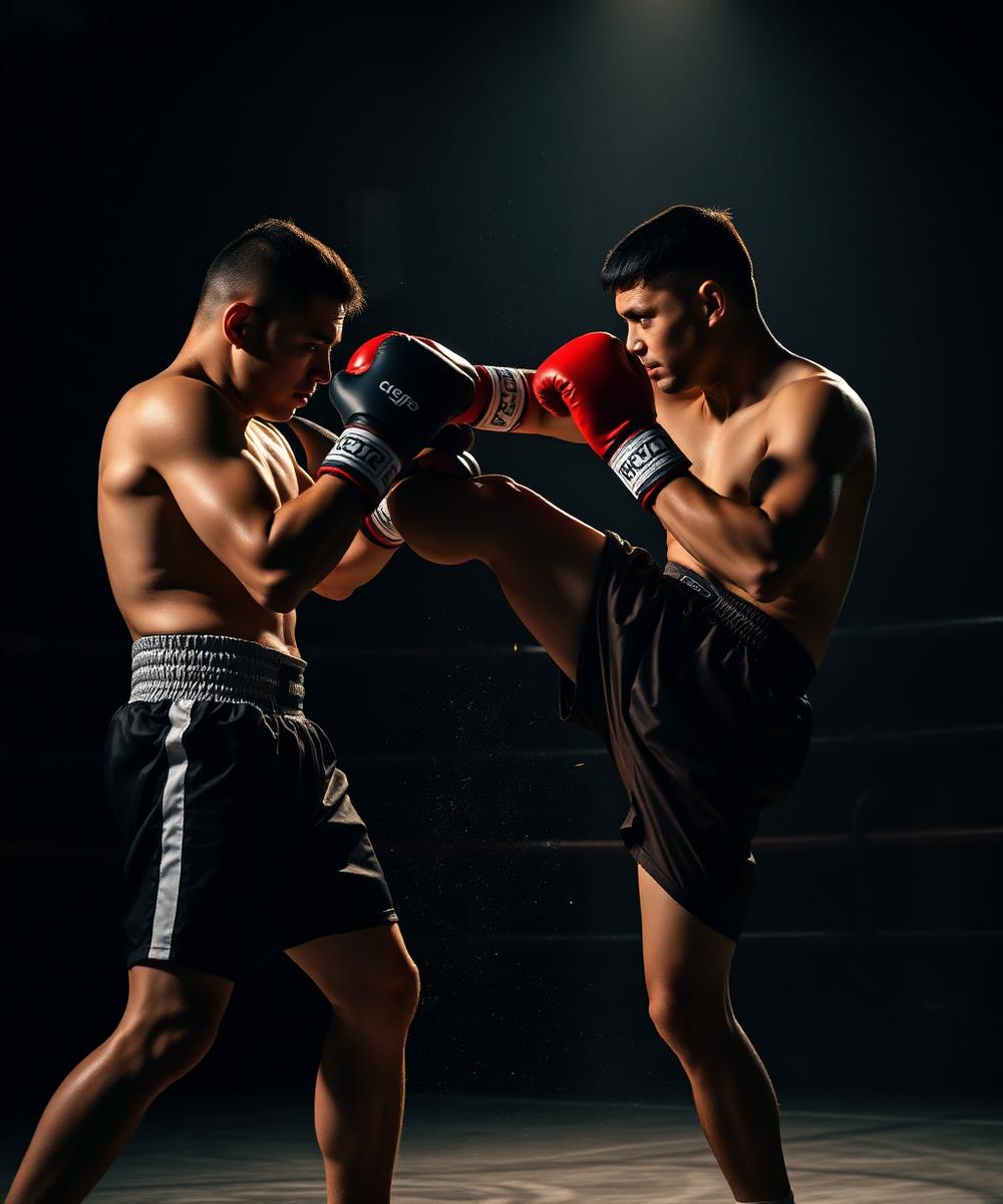 Entrenamiento de Muay Thai en Kai Zen Training Camp Barcelona